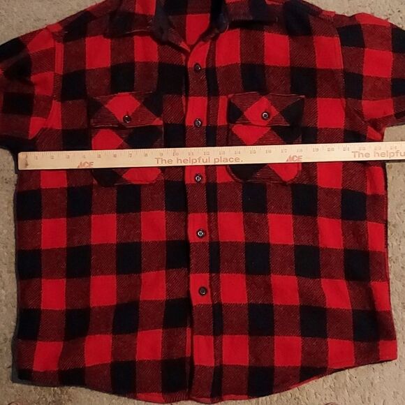 Vintage King Kole Wool Blend Shirt M - Picture 4 of 5